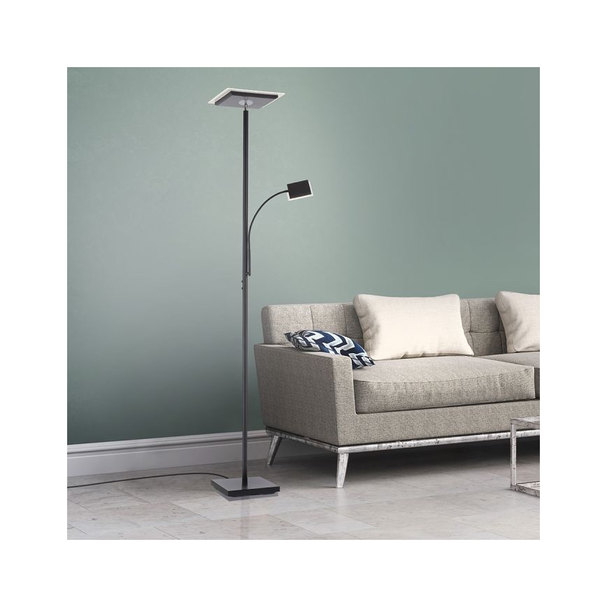 Leuchten Direkt 11710-18 - LED Димируем лампион HANS LED/21,5W/230V + LED/4W