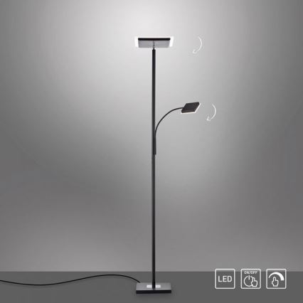 Leuchten Direkt 11710-18 - LED Димируем лампион HANS LED/21,5W/230V + LED/4W