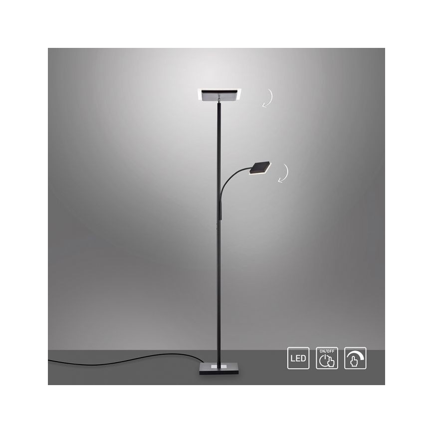 Leuchten Direkt 11710-18 - LED Димируем лампион HANS LED/21,5W/230V + LED/4W