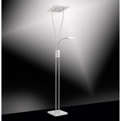 Leuchten Direkt 11776-55 - LED Димируем лампион HELIA LED/16,8W/230V + 2xLED/3,8W