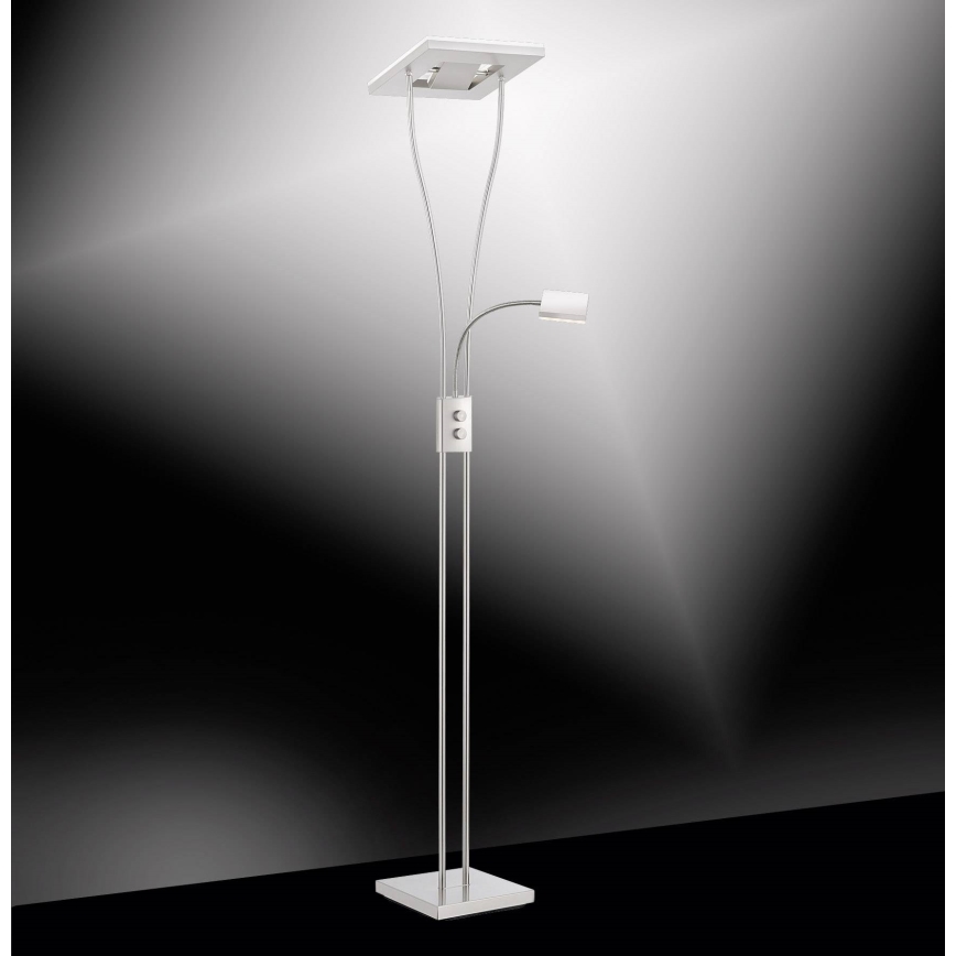 Leuchten Direkt 11776-55 - LED Димируем лампион HELIA LED/16,8W/230V + 2xLED/3,8W
