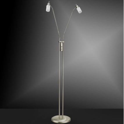 Leuchten Direkt 11937-55 - LED Лампион MAX LED 2xGU10/4W/230V
