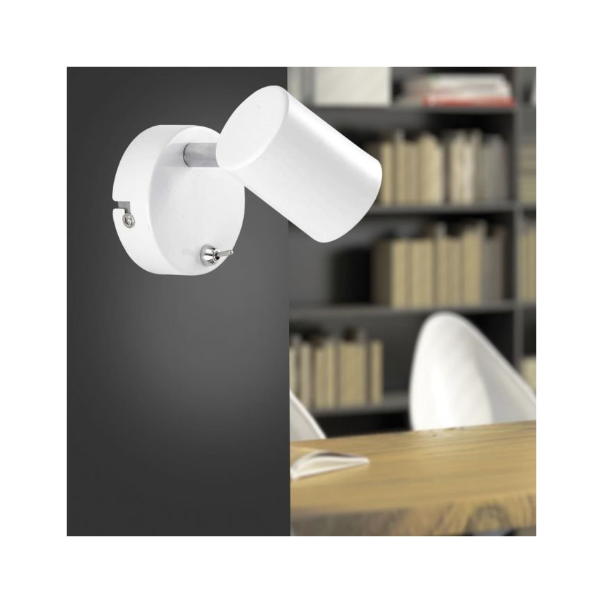 Leuchten Direkt 11941-16 - LED Стенен спот TARIK 1xGU10/5W/230V бял