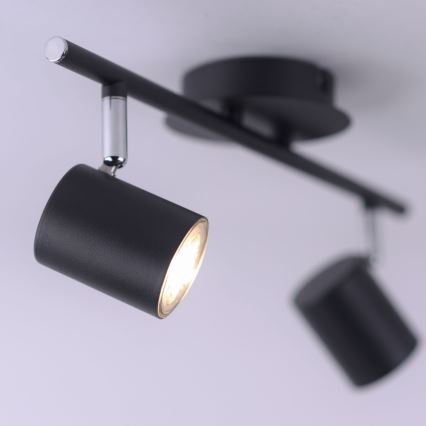 Leuchten Direkt 11942-13 - LED Спот TARIK 2xGU10/5W/230V антрацит