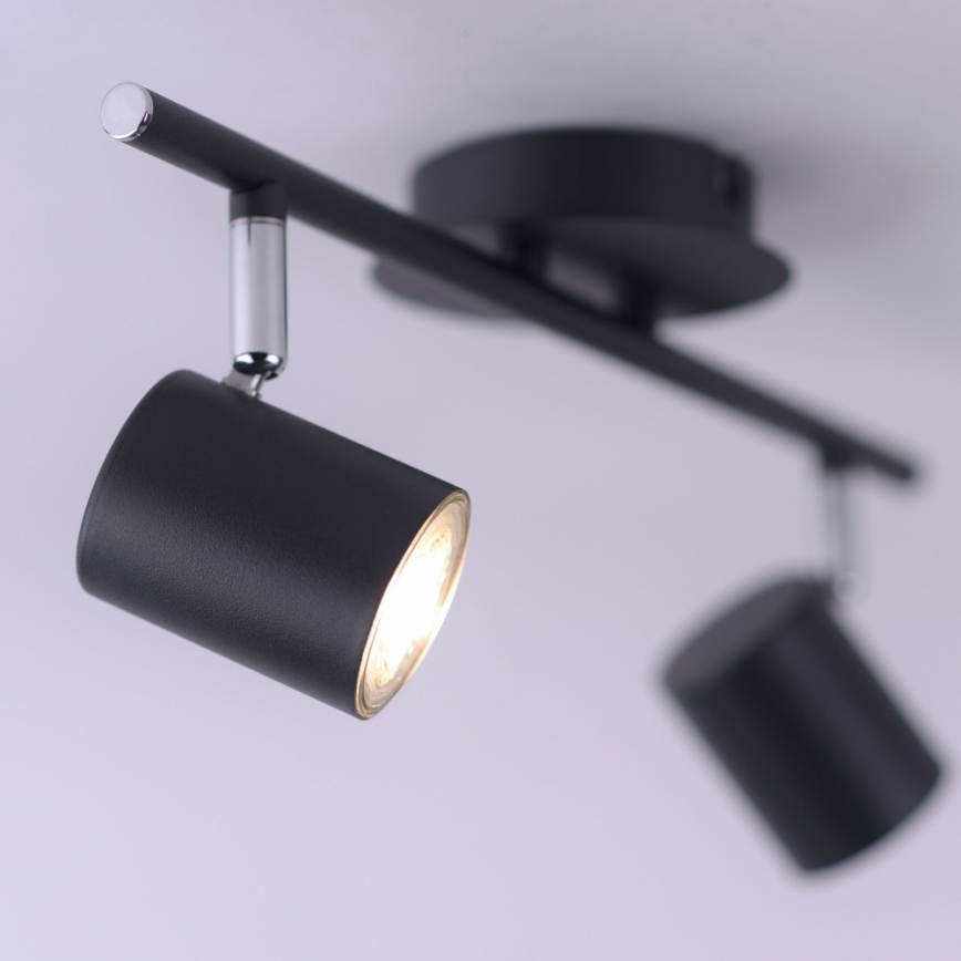 Leuchten Direkt 11942-13 - LED Спот TARIK 2xGU10/5W/230V антрацит