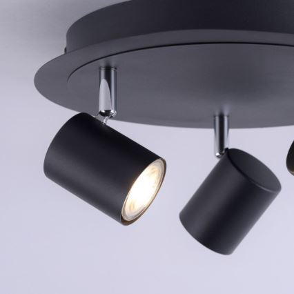 Leuchten Direkt 11943-13 - LED Спот TARIK 3xGU10/5W/230V антрацит