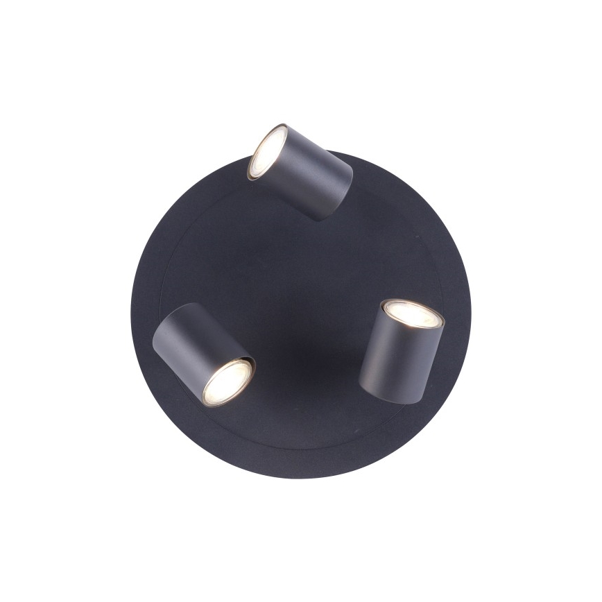 Leuchten Direkt 11943-13 - LED Спот TARIK 3xGU10/5W/230V антрацит