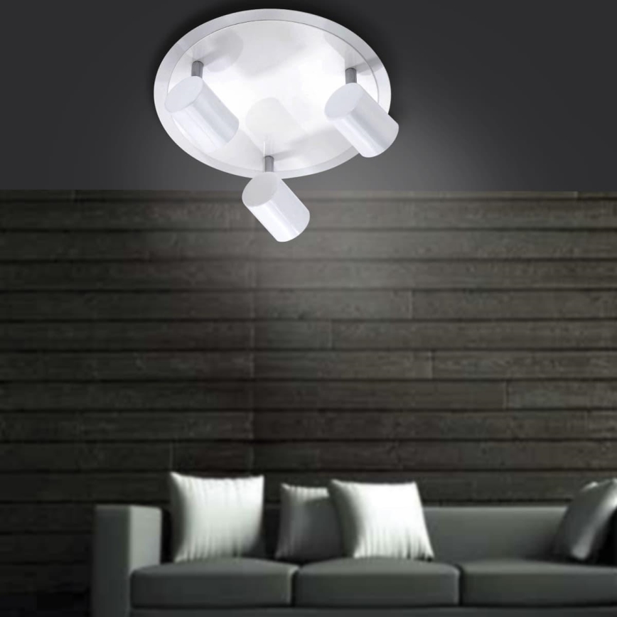 Leuchten Direkt 11943-16 - LED Спот TARIK 3xGU10/5W/230V бял
