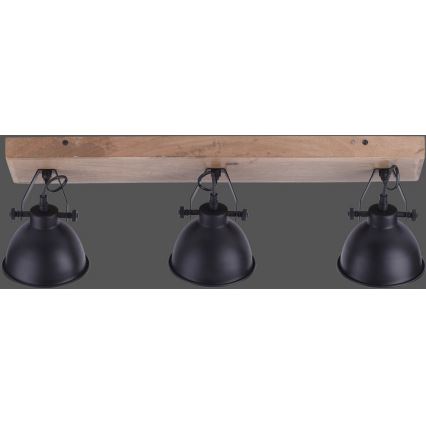 Leuchten Direkt 11983-18 - Прожектор, луна SAMIA 3xE14/40W/230V черна