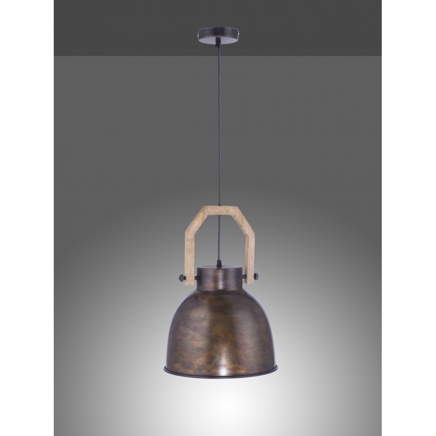 Leuchten Direkt 11986-18 - Пендел SAMIA 1xE27/40W/230V манго