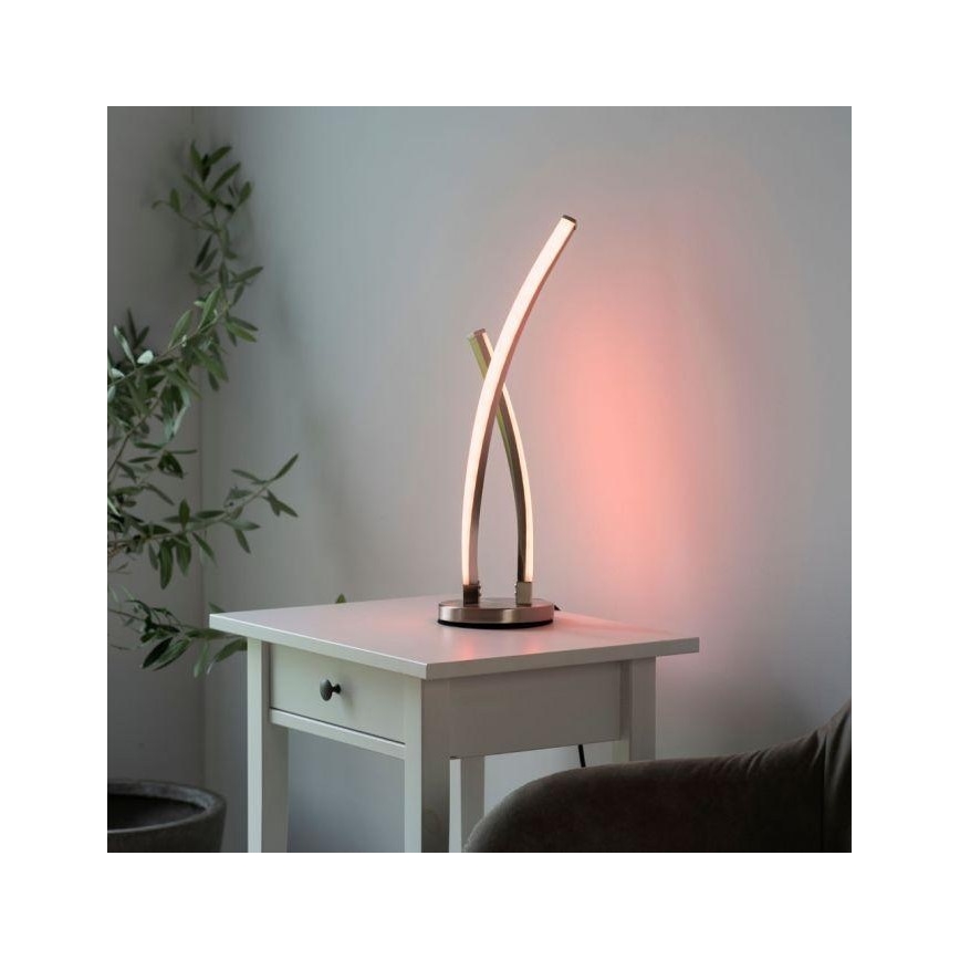 Leuchten Direkt 11991-55 - LED RGB Димируема настолна лампа SWING LED/9,5W/230V 2700-5000K + дистанционно