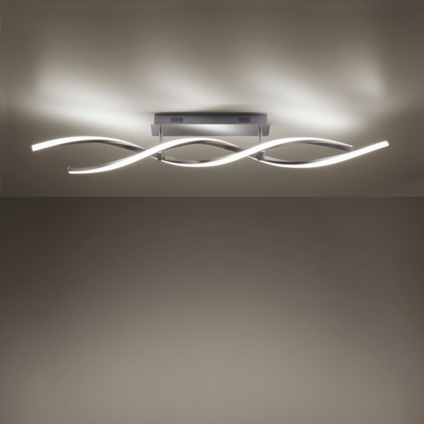 Leuchten Direkt 11993-55 - LED RGB Димируем повърхностен полилей SWING 2xLED/8,5W/230V 2700-5000K + дистанционно