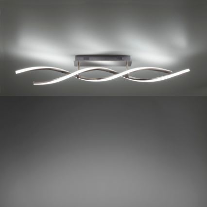 Leuchten Direkt 11993-55 - LED RGB Димируем повърхностен полилей SWING 2xLED/8,5W/230V 2700-5000K + дистанционно
