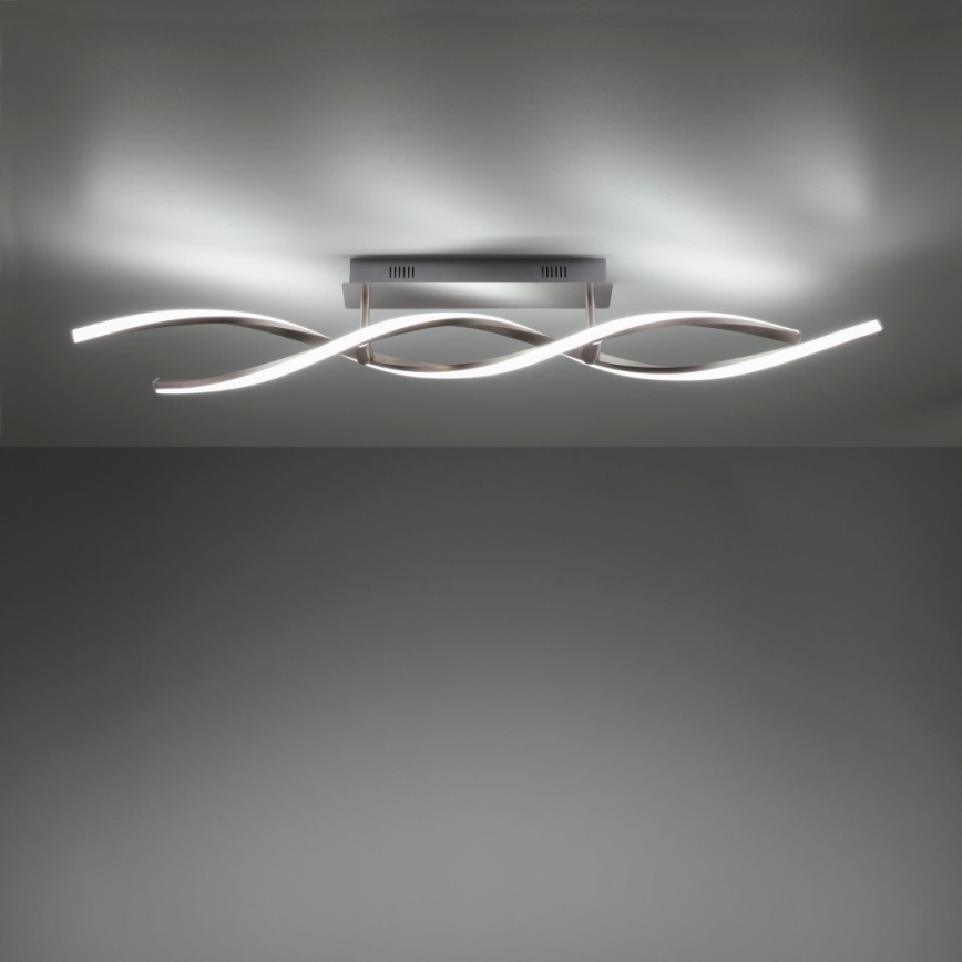 Leuchten Direkt 11993-55 - LED RGB Димируем повърхностен полилей SWING 2xLED/8,5W/230V 2700-5000K + дистанционно