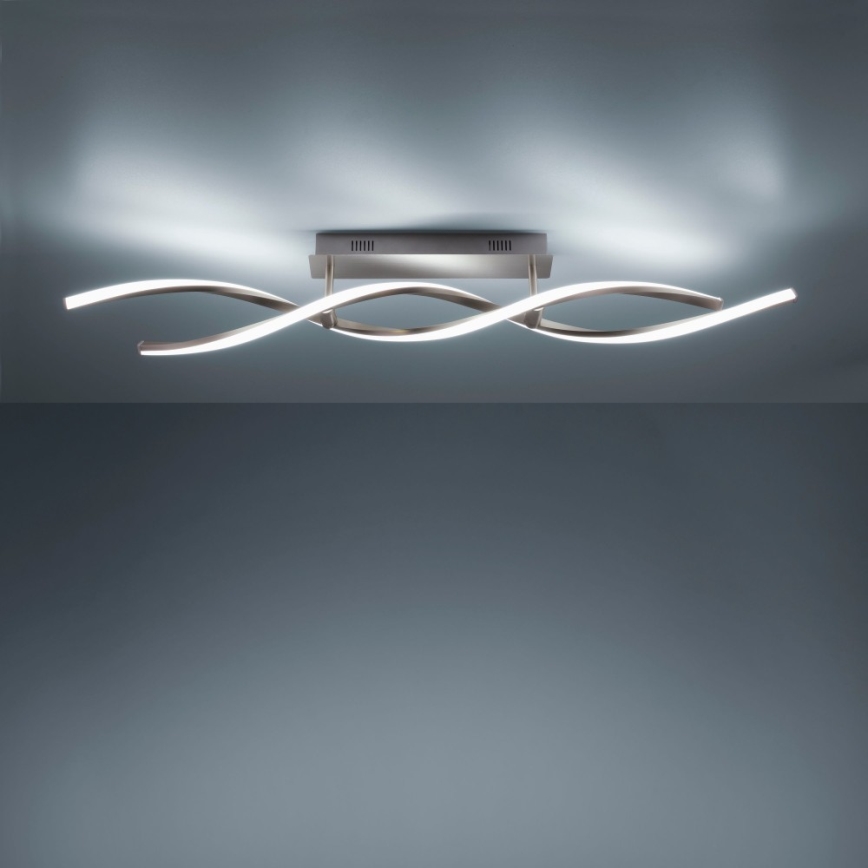 Leuchten Direkt 11993-55 - LED RGB Димируем повърхностен полилей SWING 2xLED/8,5W/230V 2700-5000K + дистанционно