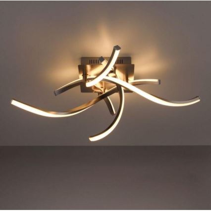 Leuchten Direkt 11995-55 - LED RGB Димируем повърхностен полилей SWING LED/24,4W/230V 2700-5000K + дистанционно