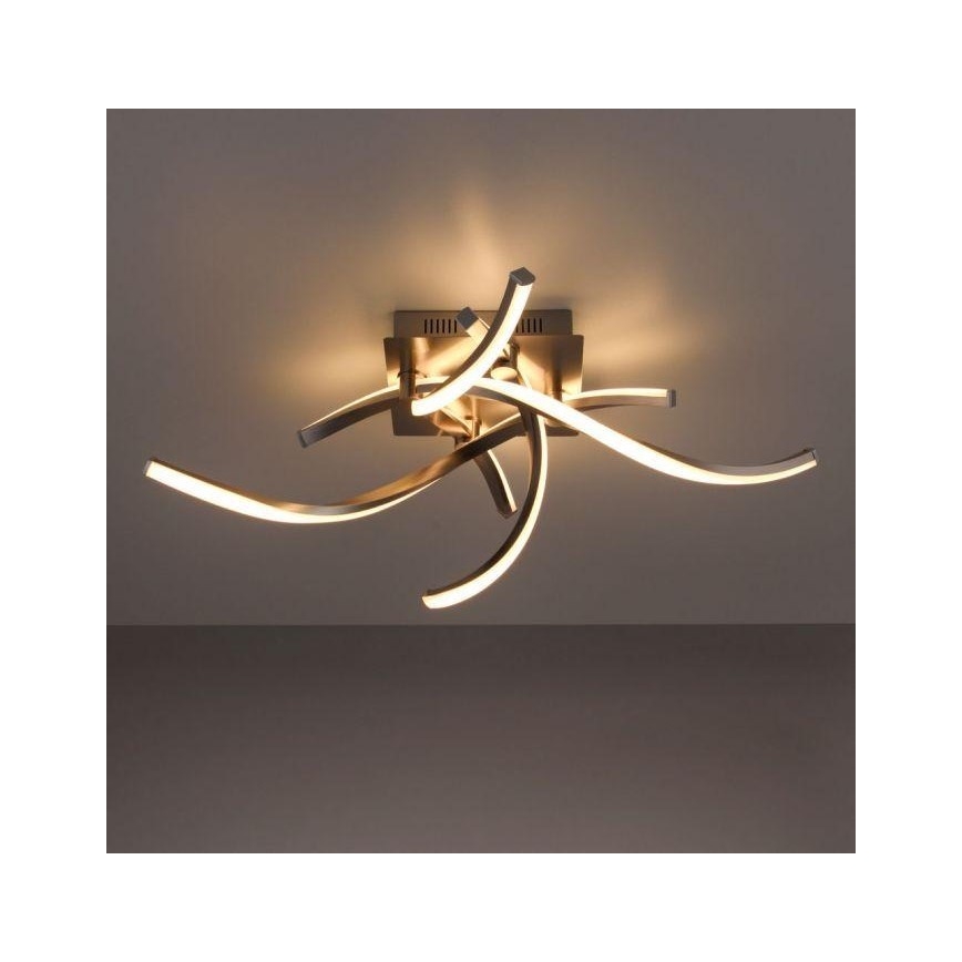 Leuchten Direkt 11995-55 - LED RGB Димируем повърхностен полилей SWING LED/24,4W/230V 2700-5000K + дистанционно