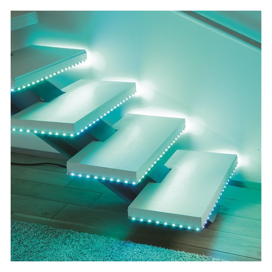 Leuchten Direkt 1210-70-BH - LED RGB Димируема лента TEANIA 3 м 16,2W/12/230V + дистанционно управление