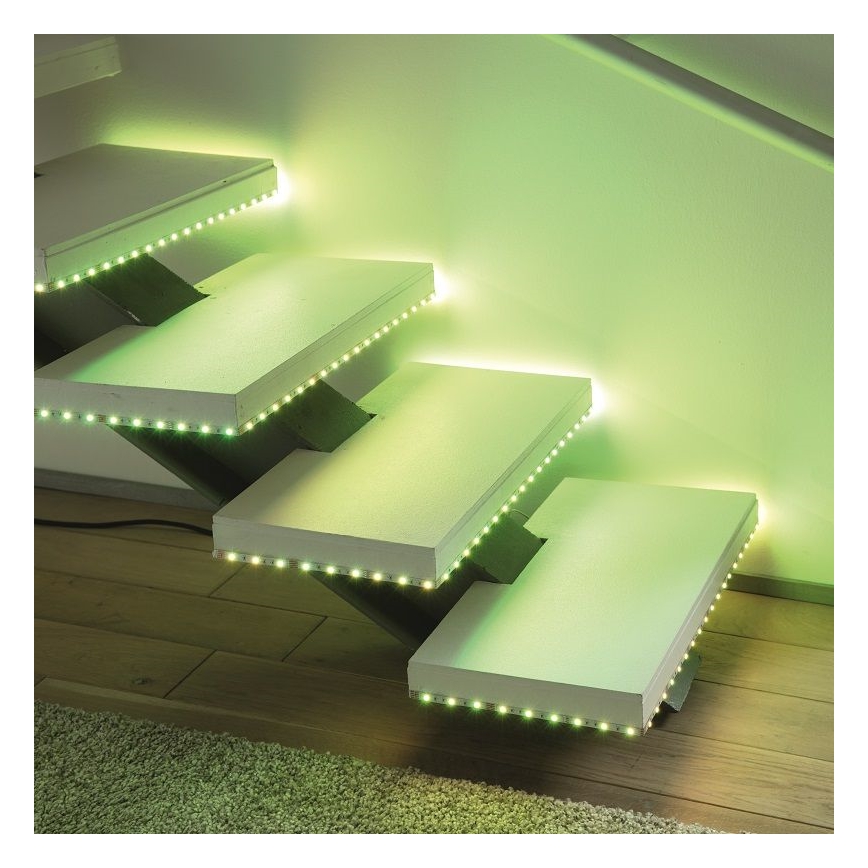 Leuchten Direkt 1210-70-BH - LED RGB Димируема лента TEANIA 3 м 16,2W/12/230V + дистанционно управление