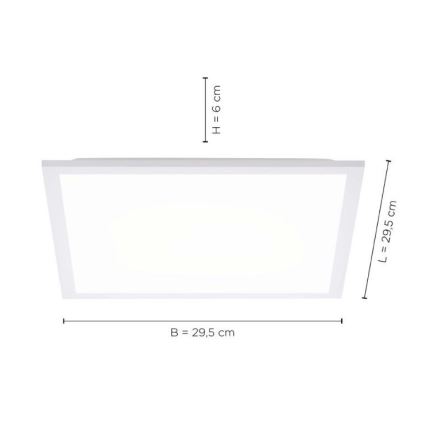 Leuchten Direkt 12200-16 - LED Лампа FLAT LED/17W/230V