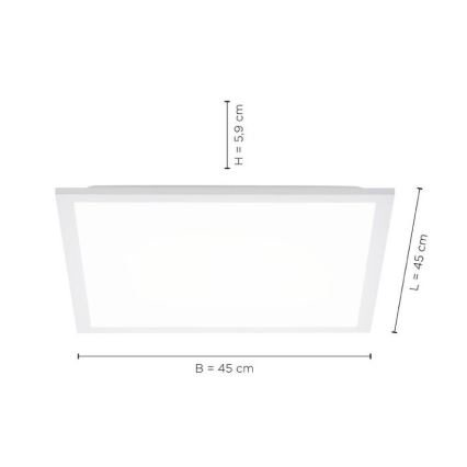 Leuchten Direkt 12201-16 - LED Лампа FLAT LED/22W/230V