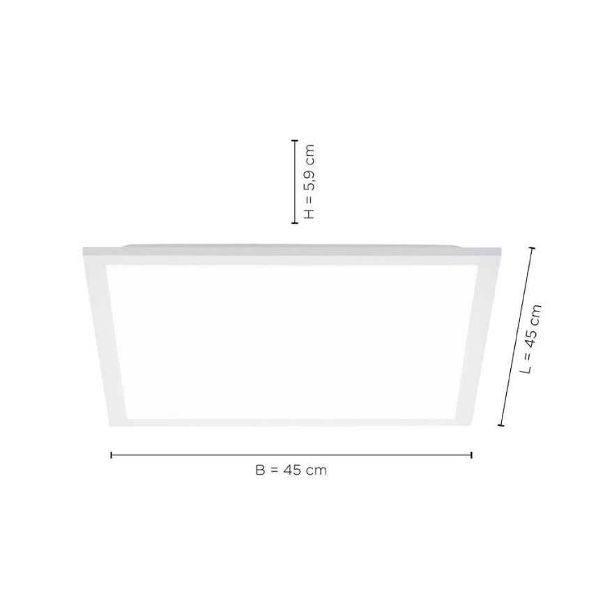 Leuchten Direkt 12201-16 - LED Лампа FLAT LED/22W/230V