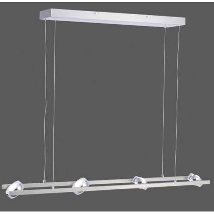 Leuchten Direkt 12470-55 - LED RGB Димируем висящ полилей OPTI 8xLED/3W/230V + дистанционно