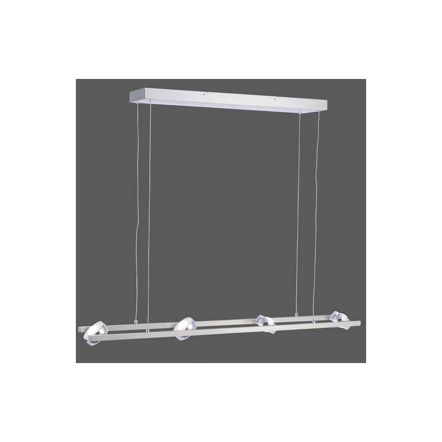 Leuchten Direkt 12470-55 - LED RGB Димируем висящ полилей OPTI 8xLED/3W/230V + дистанционно