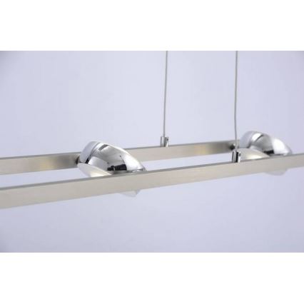 Leuchten Direkt 12470-55 - LED RGB Димируем висящ полилей OPTI 8xLED/3W/230V + дистанционно