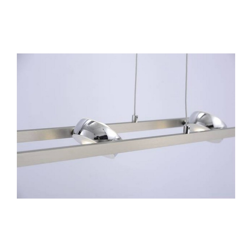 Leuchten Direkt 12470-55 - LED RGB Димируем висящ полилей OPTI 8xLED/3W/230V + дистанционно