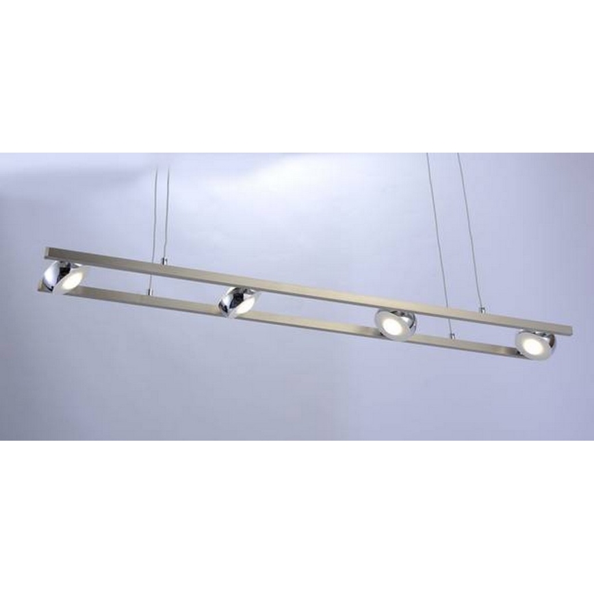 Leuchten Direkt 12470-55 - LED RGB Димируем висящ полилей OPTI 8xLED/3W/230V + дистанционно