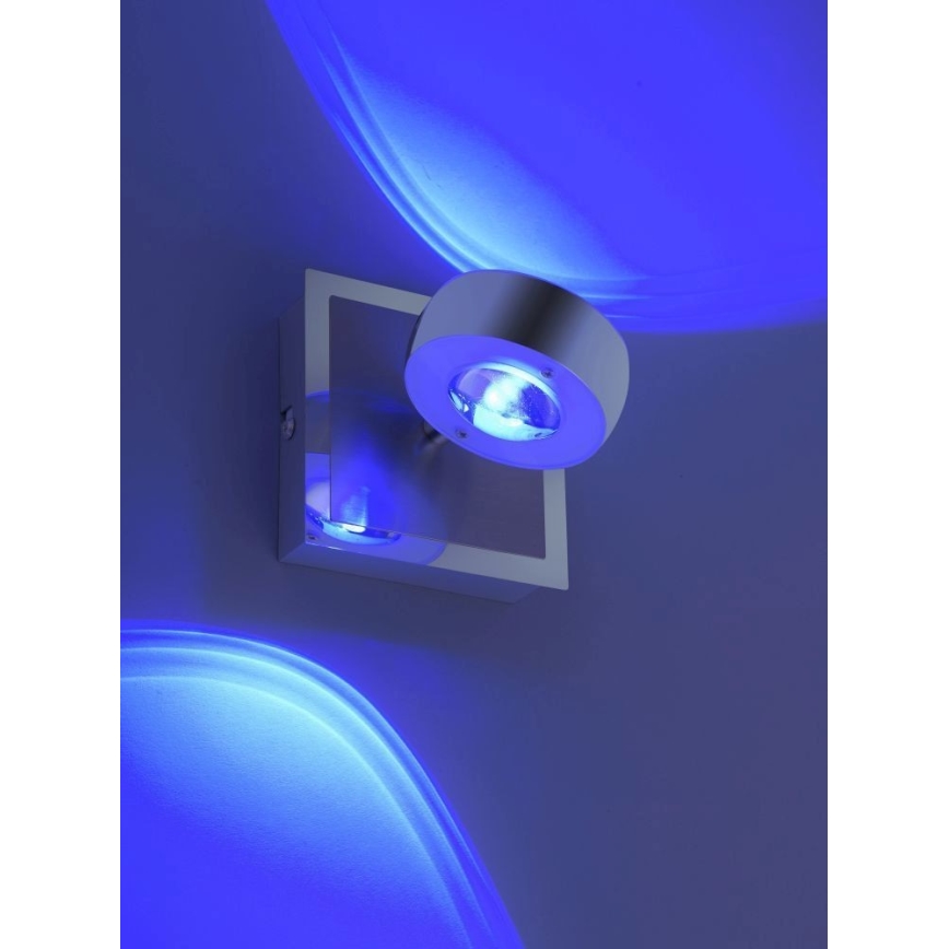 Leuchten Direkt 12471-55 -LED RGBW Димируем стенен спот OPTI LED/6W/230V 2700-5000K + дистанционно