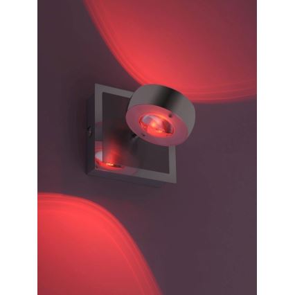 Leuchten Direkt 12471-55 -LED RGBW Димируем стенен спот OPTI LED/6W/230V 2700-5000K + дистанционно