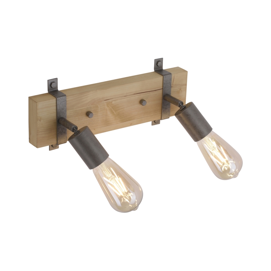 Leuchten Direkt 13472-79 - Стенен спот SLAT 2xE27/40W/230V