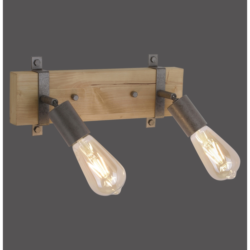 Leuchten Direkt 13472-79 - Стенен спот SLAT 2xE27/40W/230V