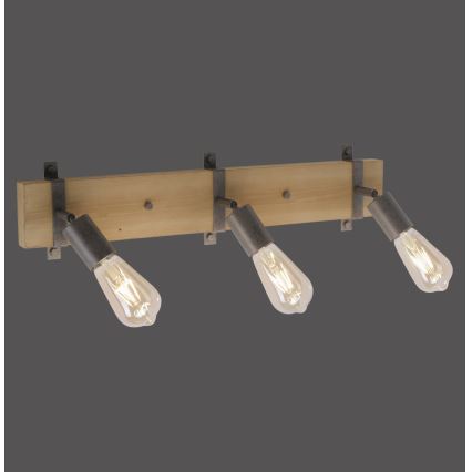 Leuchten Direkt 13473-79 - Стенен спот SLAT 3xE27/40W/230V