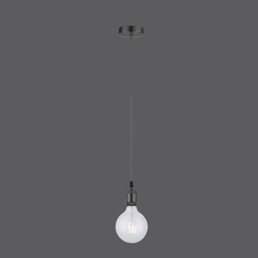 Leuchten Direkt 13570-18 - Висящ полилей DIY 1xE27/60W/230V черен