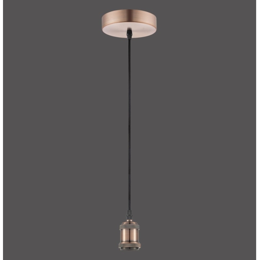 Leuchten Direkt 13570-20 - Висящ полилей DIY 1xE27/60W/230V мед