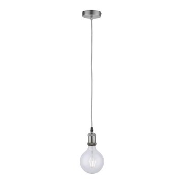 Leuchten Direkt 13570-55 - Висящ полилей DIY 1xE27/60W/230V матов хром
