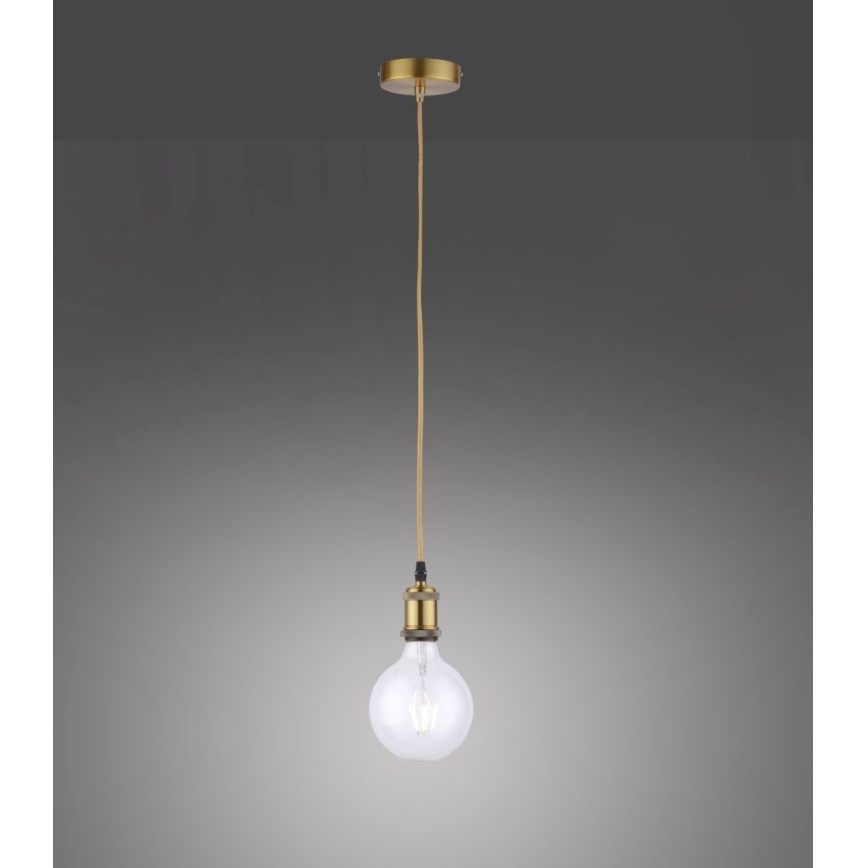 Leuchten Direkt 13570-60 - Висящ полилей DIY 1xE27/60W/230V месинг