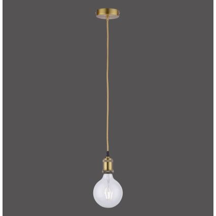 Leuchten Direkt 13570-60 - Висящ полилей DIY 1xE27/60W/230V месинг