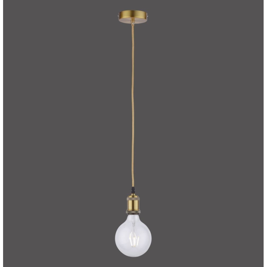 Leuchten Direkt 13570-60 - Висящ полилей DIY 1xE27/60W/230V месинг