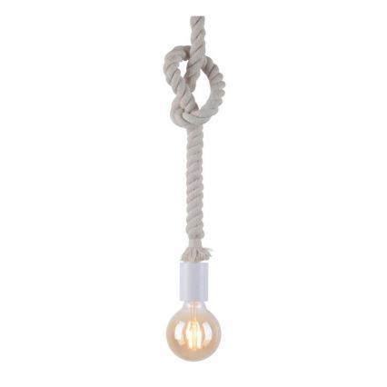 Leuchten Direkt 13572-16 - Висящ полилей DIY 1xE27/10W/230V бял