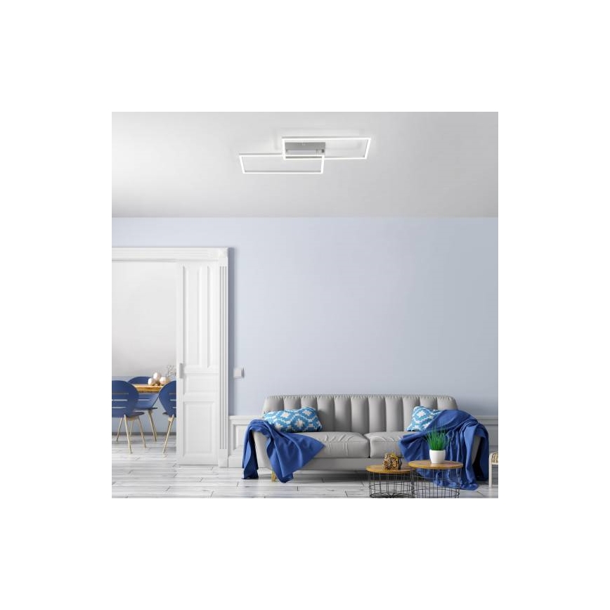 Leuchten Direkt 14018-55 - LED Димируем полилей IVEN 2xLED/15W/230V + дистанционно