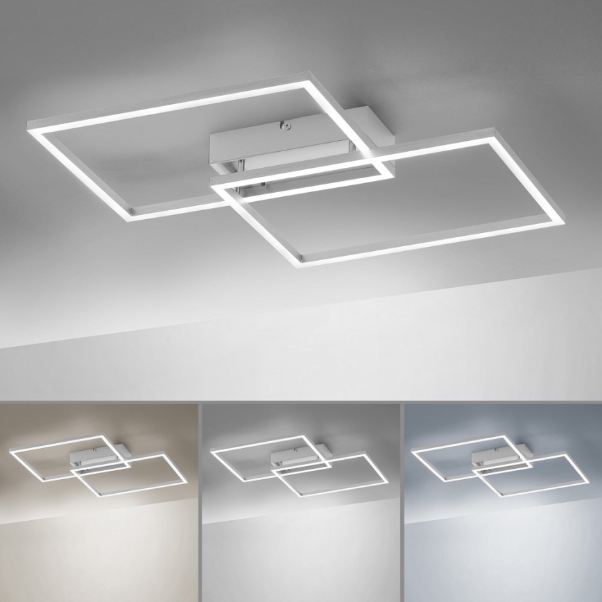 Leuchten Direkt 14018-55 - LED Димируем полилей IVEN 2xLED/15W/230V + дистанционно