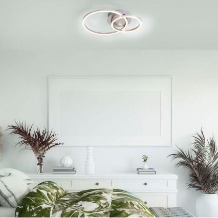 Leuchten Direkt 14021-55 - LED Полилей за повърхностен монтаж IVANKA LED/26W/230V