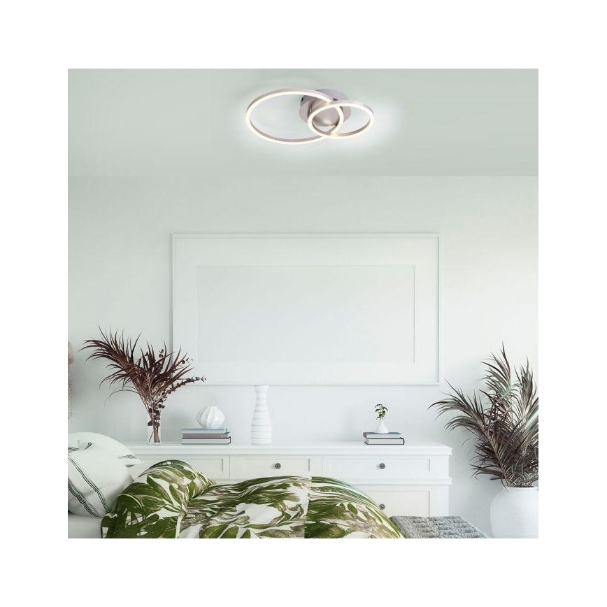 Leuchten Direkt 14021-55 - LED Полилей за повърхностен монтаж IVANKA LED/26W/230V