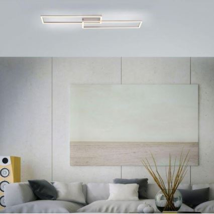 Leuchten Direkt 14023-55 - LED Димируем полилей за повърхностен  монтаж IVEN 2xLED/15,1W/230V
