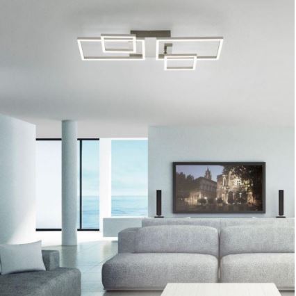 Leuchten Direkt 14030-55 - LED Повърхностен полилей IVEN 2xLED/12W/230V + 2xLED/5,5W