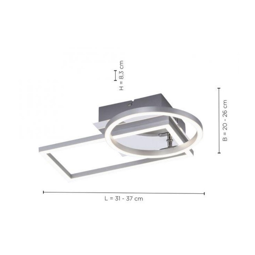 Leuchten Direkt 14031-55 - LED Лампа IVEN LED/18W/230V